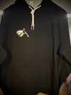 DROP Hoodie Pullover Black w white PUSH Main St B Flag F